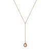 BYCHARI Necklaces | Rose Cut Champagne Diamond Lariat No. 2373