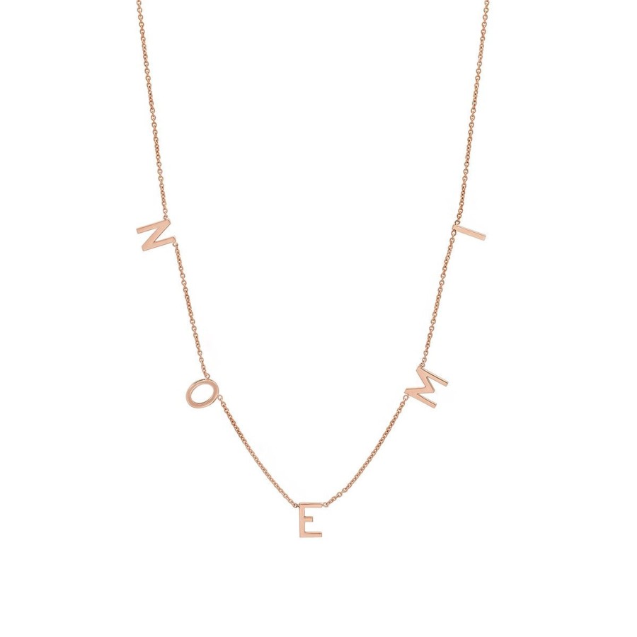 BYCHARI Necklaces | The Original Spaced Letter Necklace - Large®