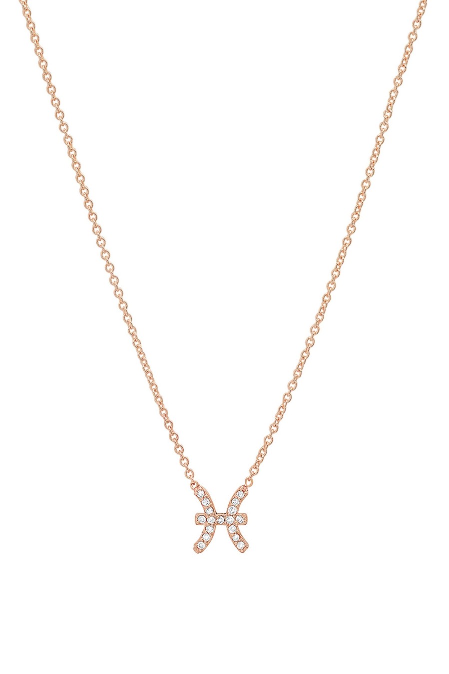 BYCHARI Necklaces | Diamond Pisces Necklace