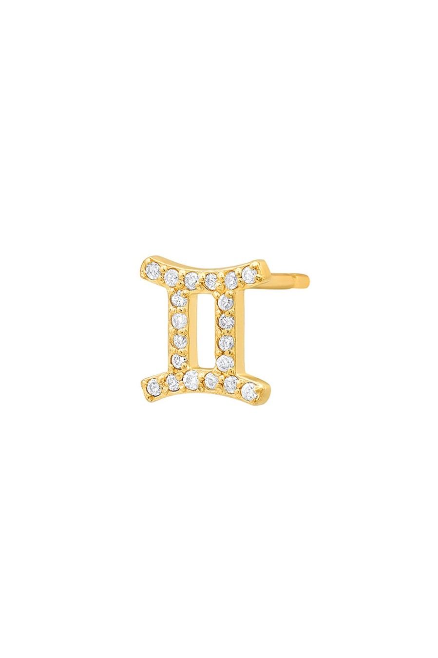 BYCHARI Earrings | Diamond Gemini Earring