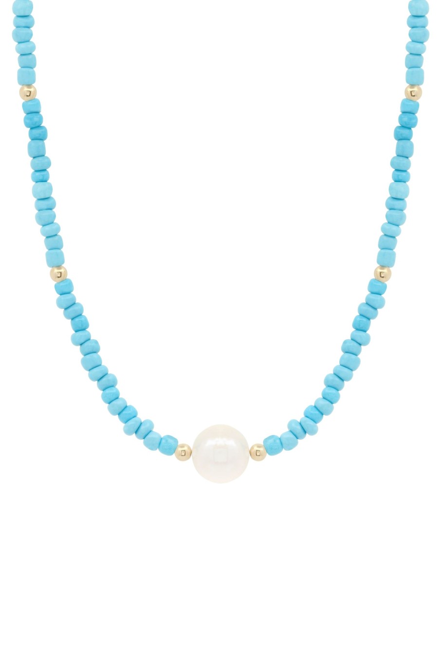 BYCHARI Necklaces | Luna Necklace - Pacific Blue