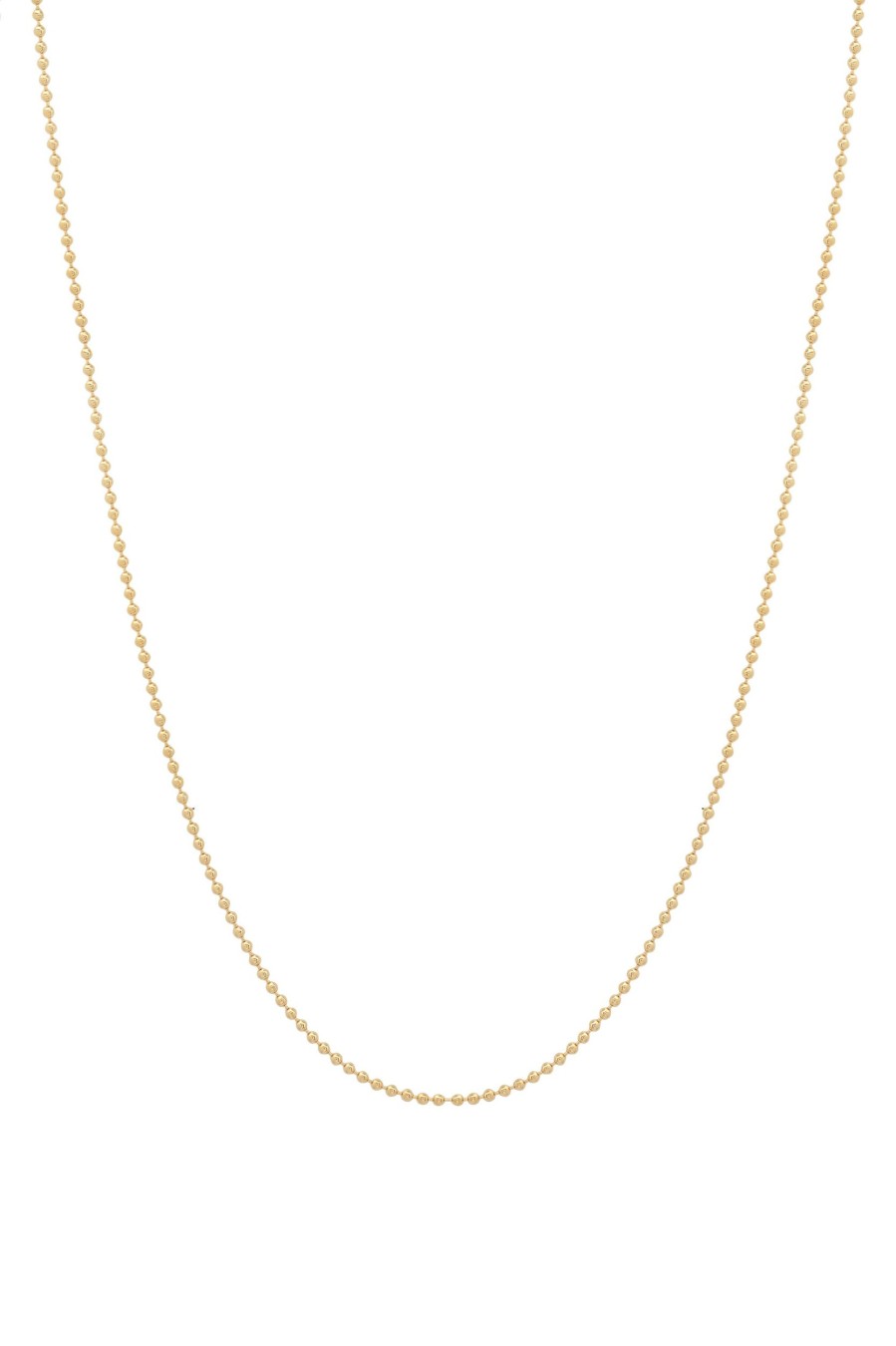 BYCHARI Necklaces | Mini Ball Chain 14K Yellow