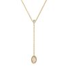 BYCHARI Necklaces | Rose Cut Diamond Lariat No. 2321