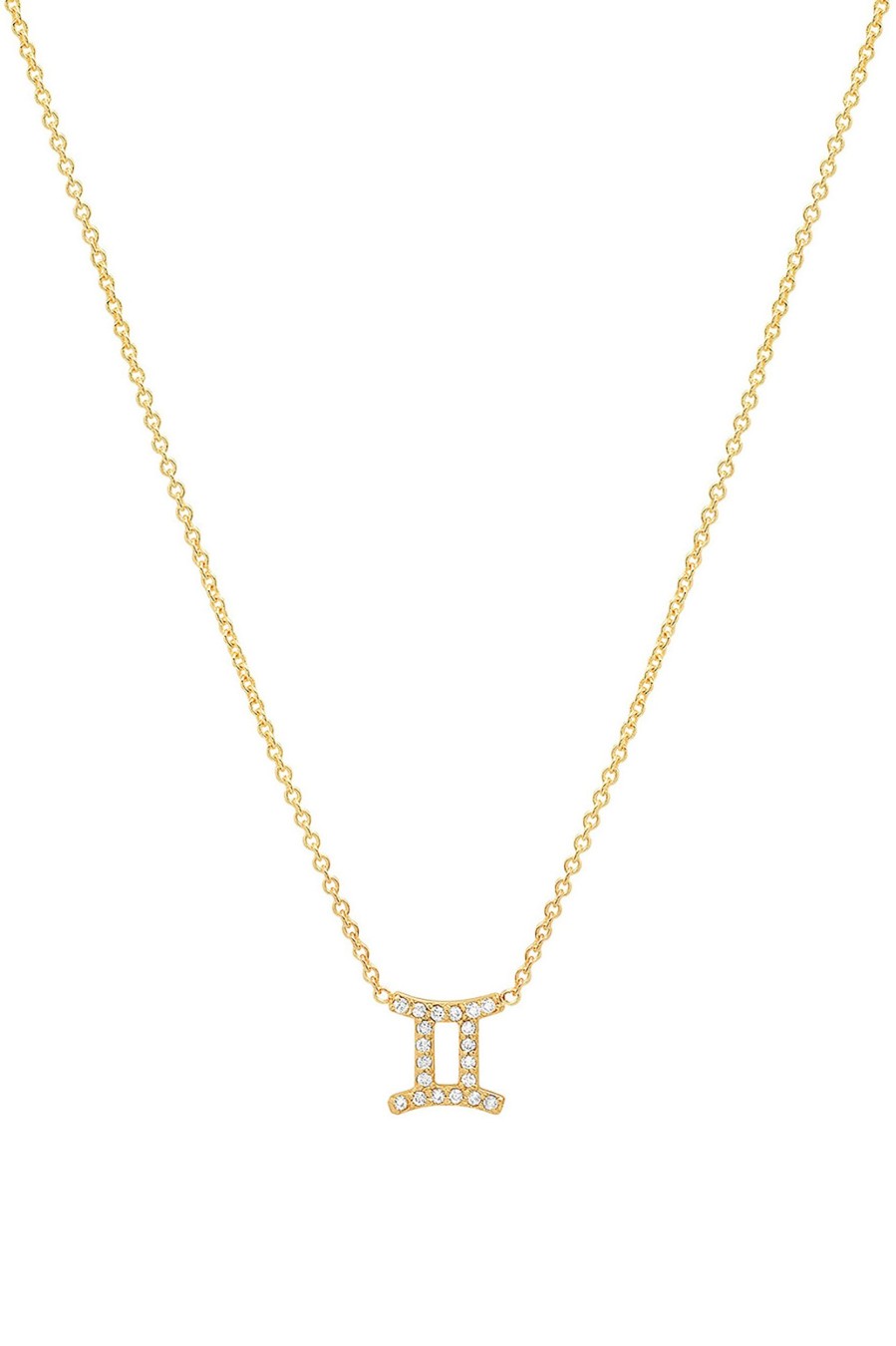 BYCHARI Necklaces | Diamond Gemini Necklace