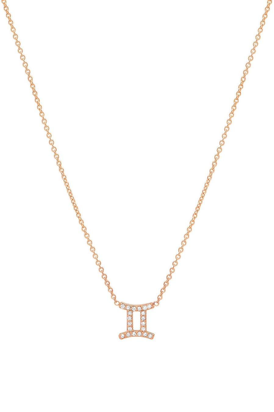 BYCHARI Necklaces | Diamond Gemini Necklace