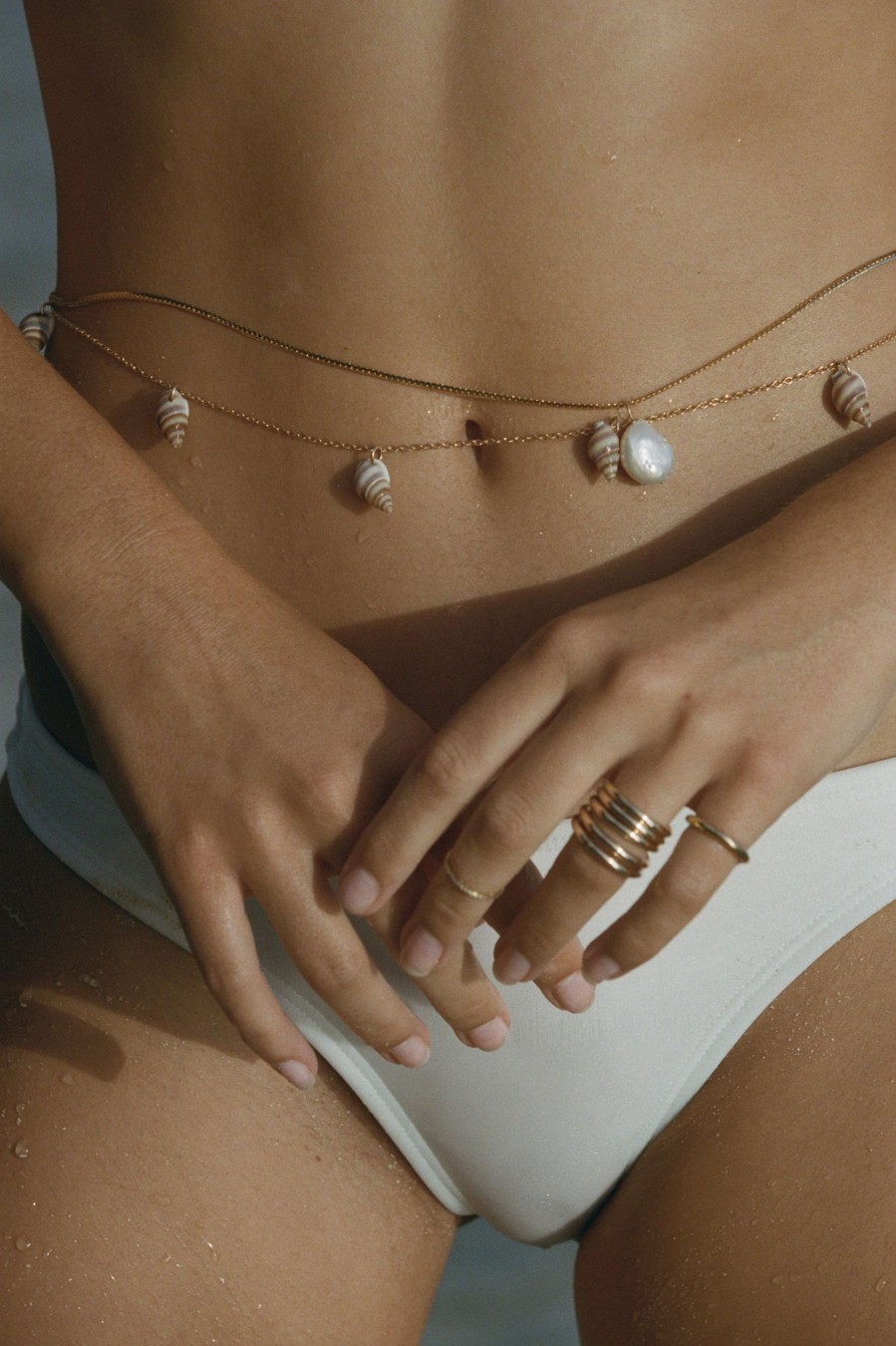 BYCHARI Body | Pearl Charm - Round Gold-Filled