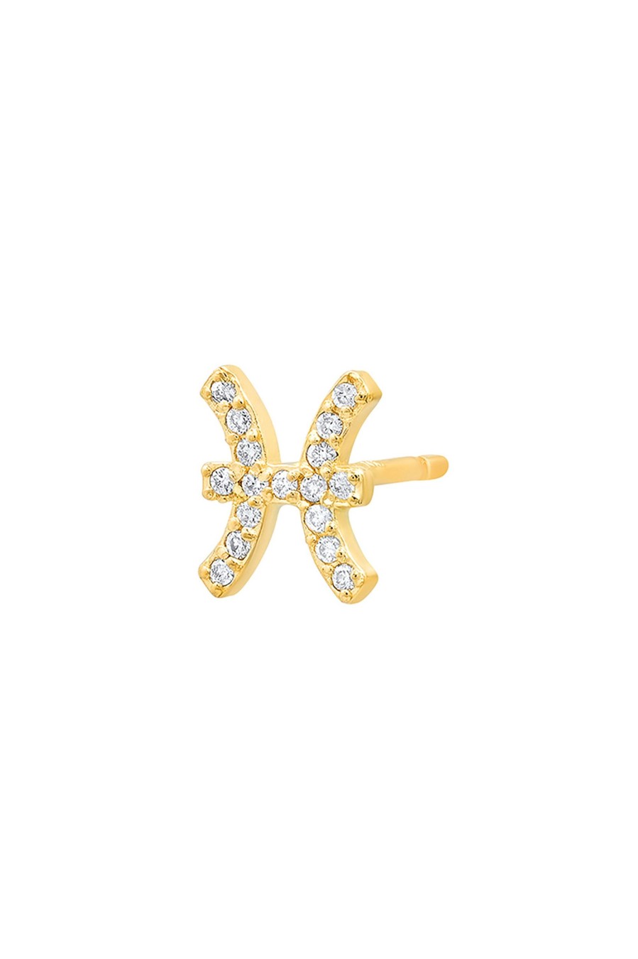 BYCHARI Earrings | Diamond Pisces Earring