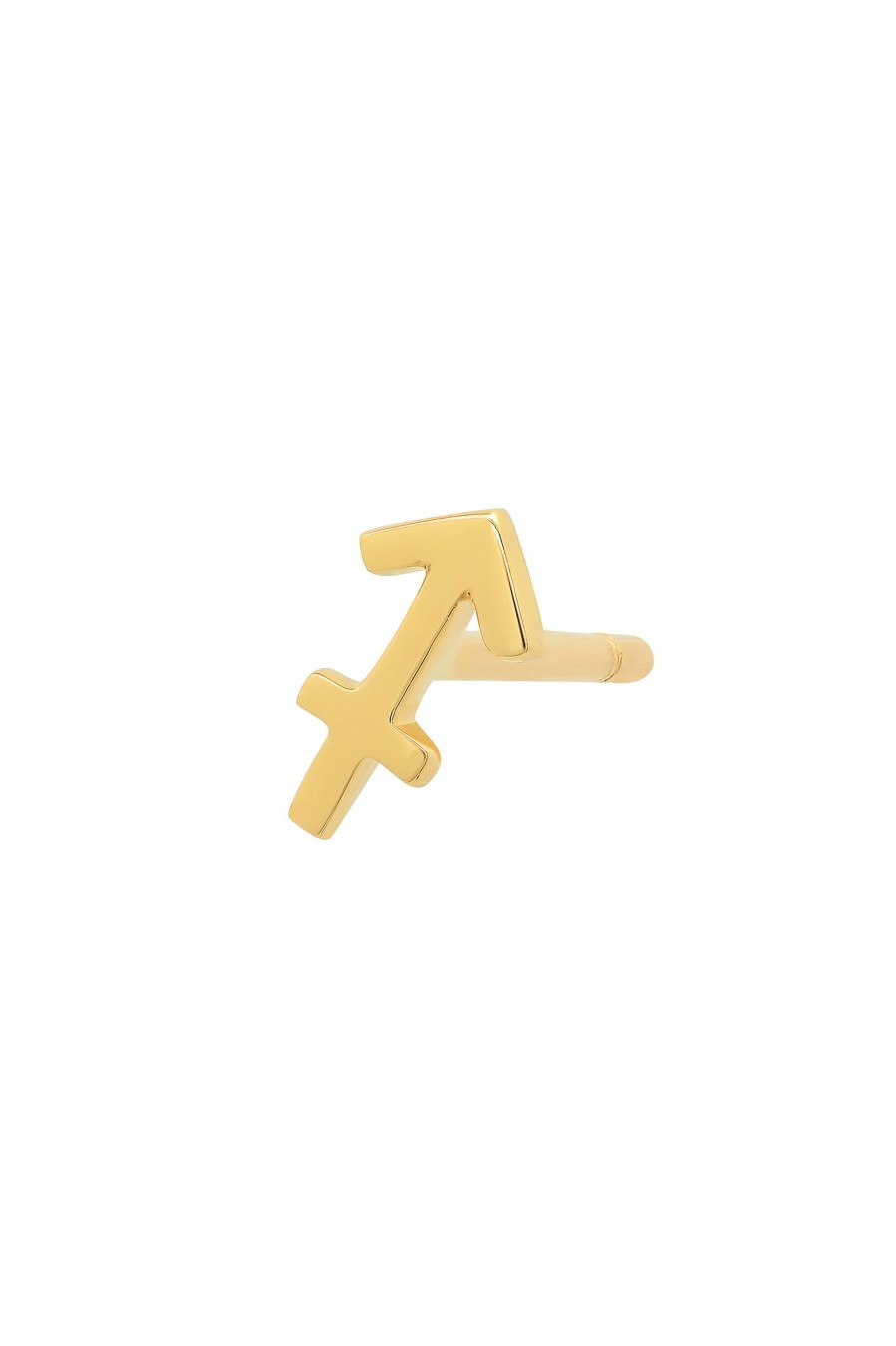 BYCHARI Earrings | Mini Sagittarius Earring 14K Yellow