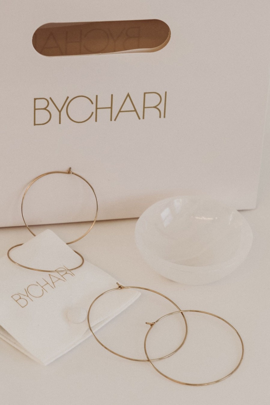 BYCHARI Earrings | Small And Large Hoop Set