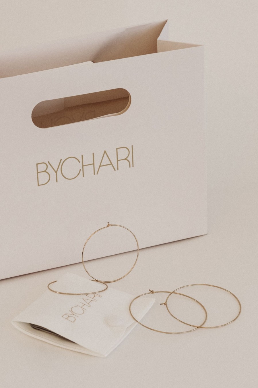 BYCHARI Earrings | Small And Large Hoop Set