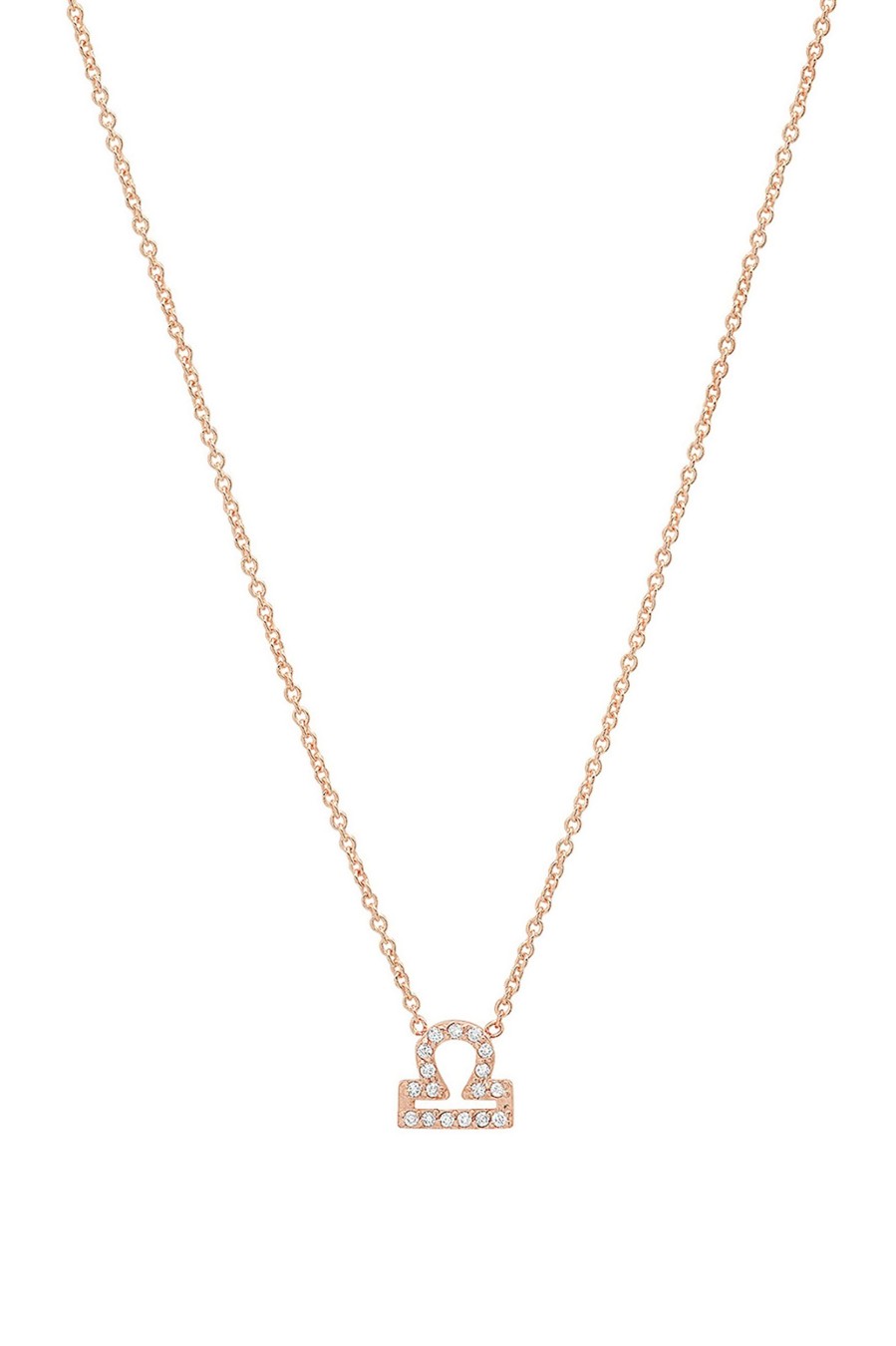 BYCHARI Necklaces | Diamond Libra Necklace