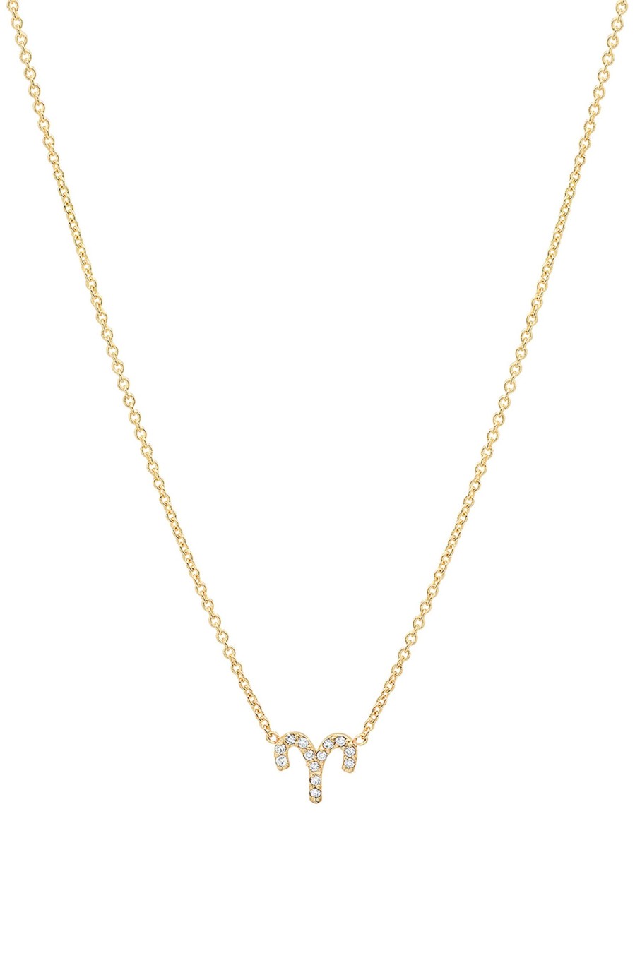 BYCHARI Necklaces | Diamond Aries Necklace