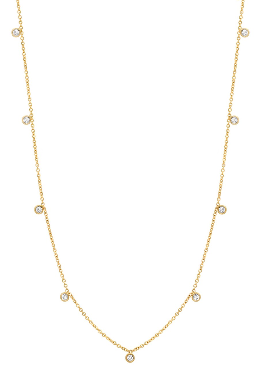 BYCHARI Necklaces | 9 Diamond Necklace