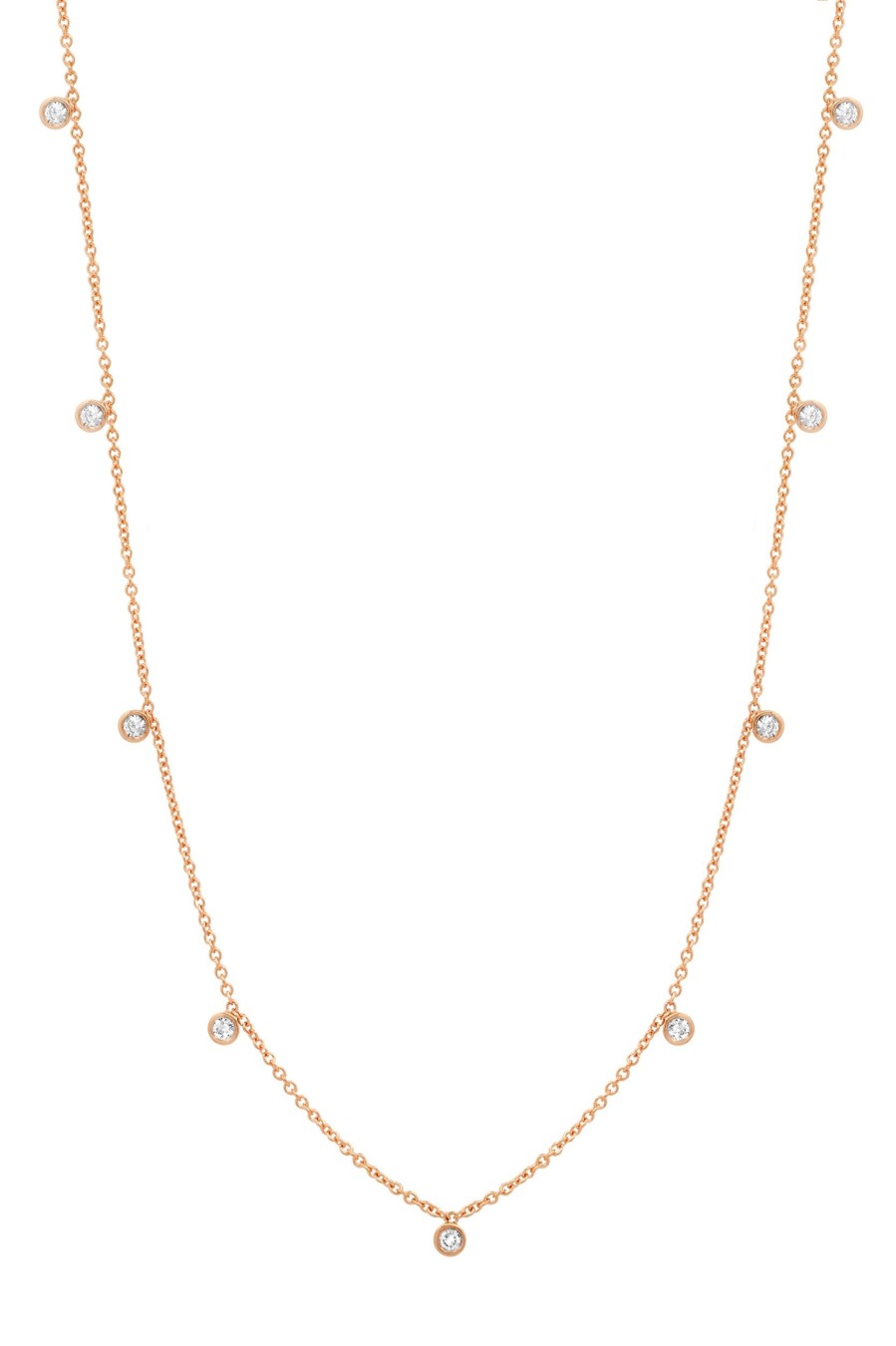 BYCHARI Necklaces | 9 Diamond Necklace