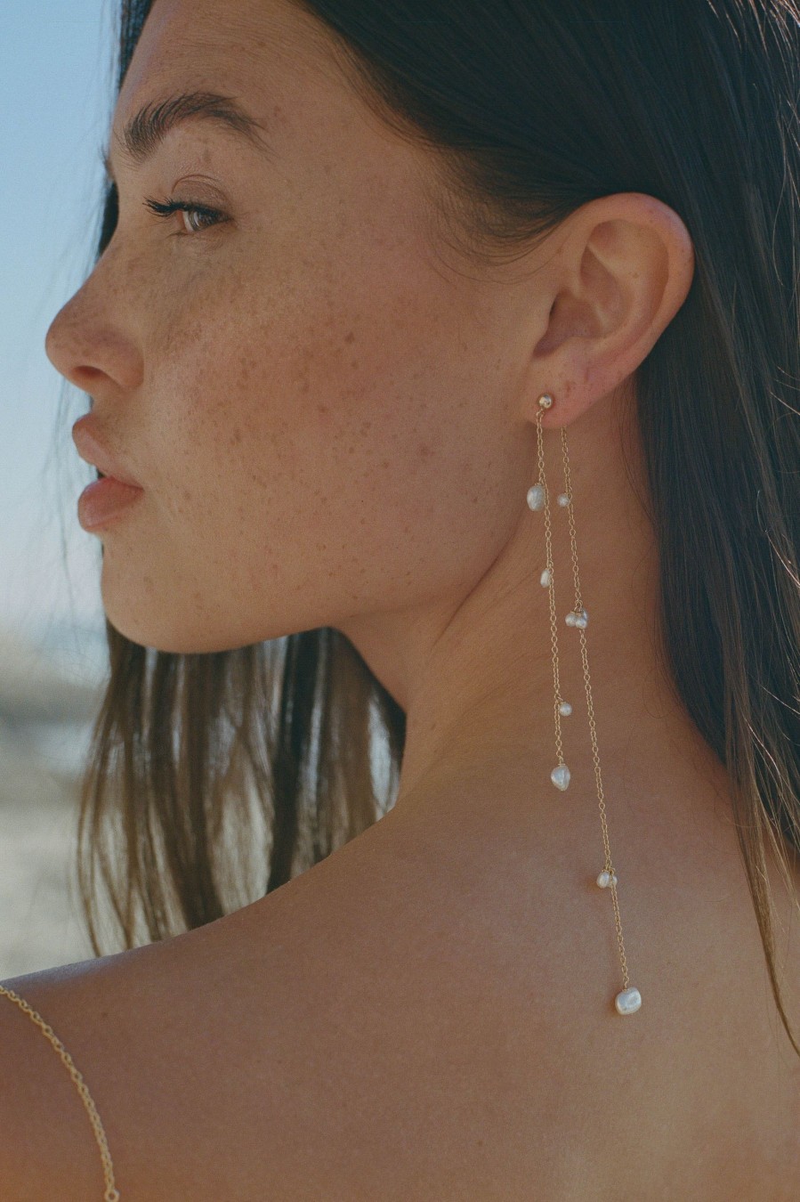 BYCHARI Earrings | Coco For Days Earrings Gold-Filled