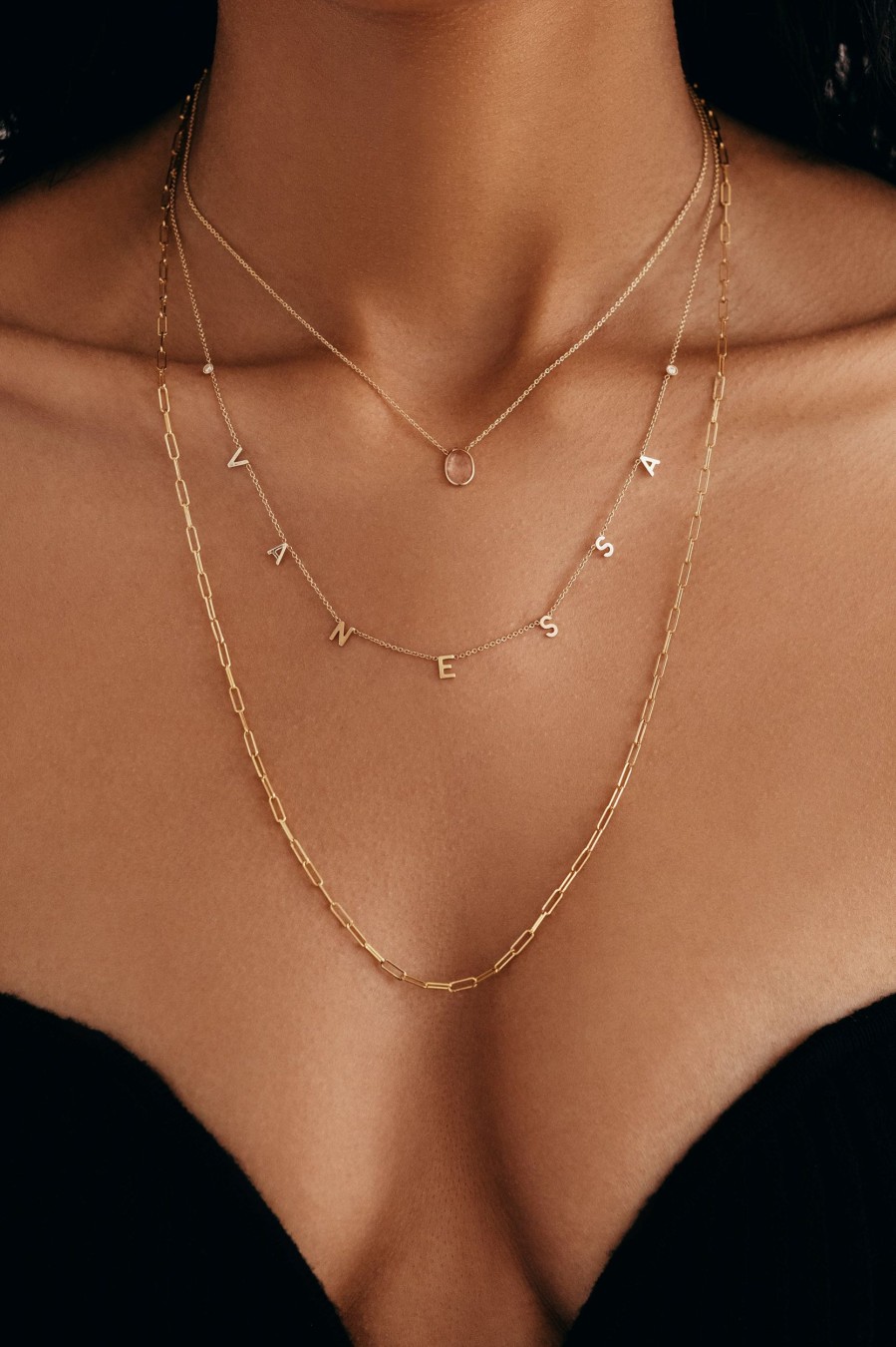 BYCHARI Necklaces | Soho Necklace Gold-Filled