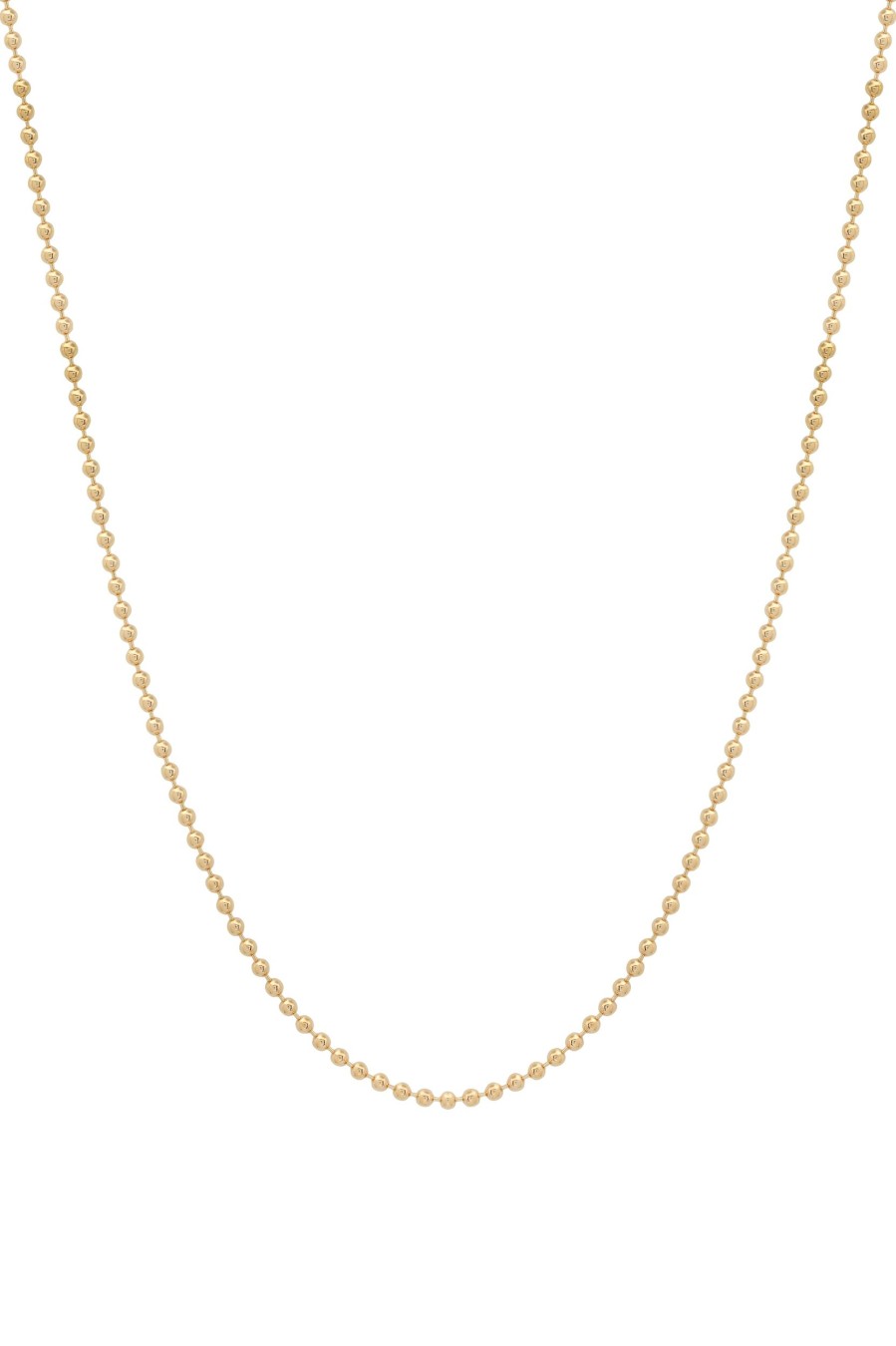 BYCHARI Necklaces | Ball Chain 14K Yellow