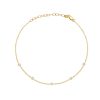 BYCHARI Anklets | 5 Diamond Anklet