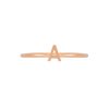 BYCHARI Rings | Initial Ring - Rose Gold Filled Rose Gold-Filled