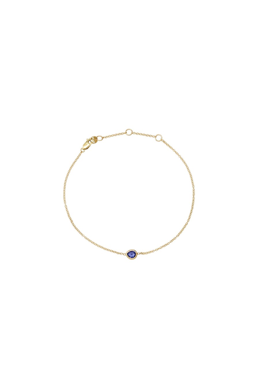 BYCHARI Bracelets | Rose Cut Blue Sapphire Bracelet No. 162