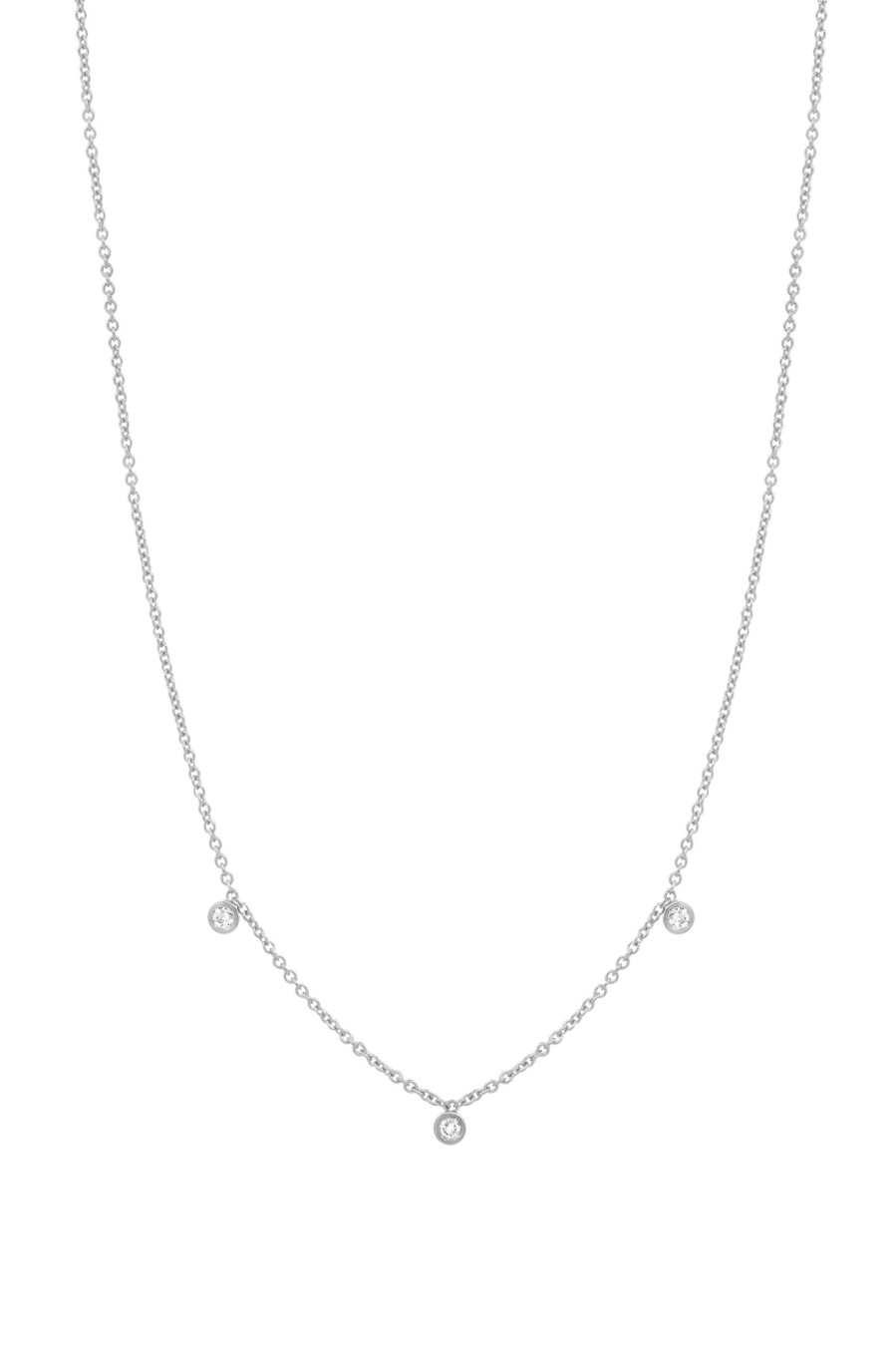 BYCHARI Necklaces | 3 Diamond Necklace