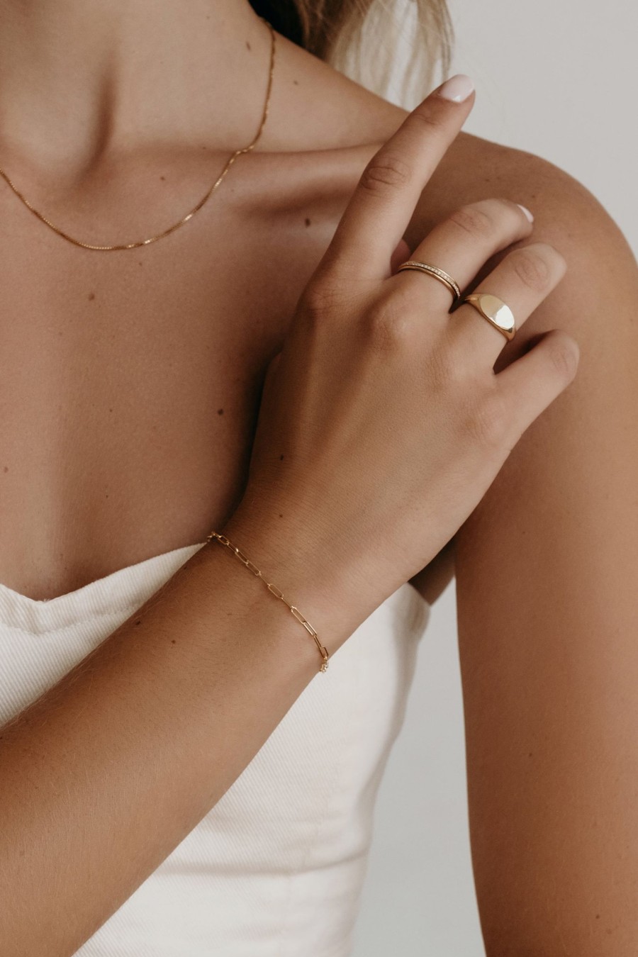 BYCHARI Bracelets | Como Bracelet 14K Yellow