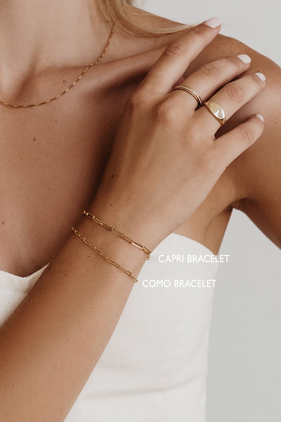 BYCHARI Bracelets | Como Bracelet 14K Yellow