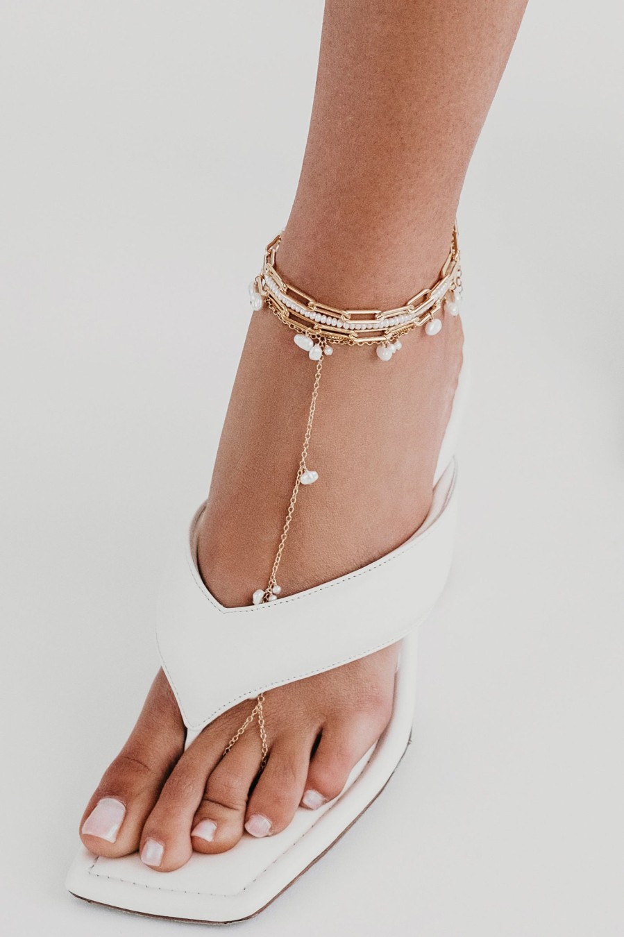 BYCHARI Body | Coco Toe Anklet Gold-Filled