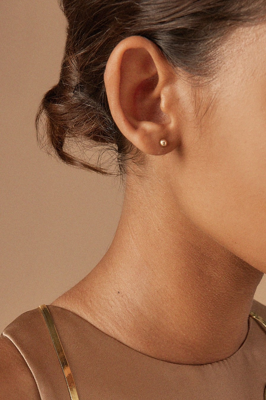 BYCHARI Earrings | Medium Classic Ball Earring