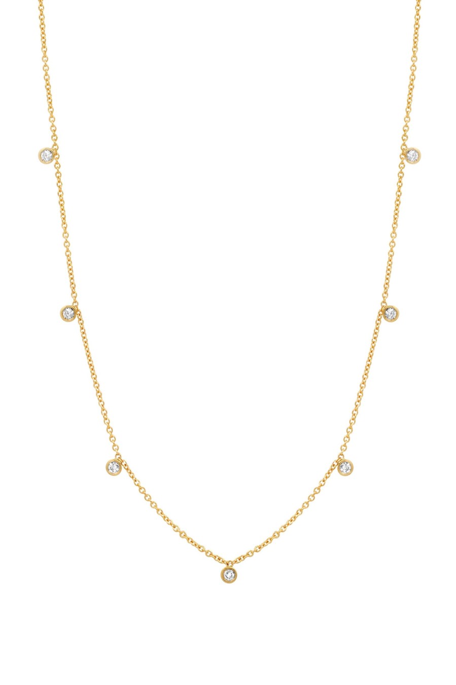 BYCHARI Necklaces | 7 Diamond Necklace