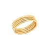 BYCHARI Rings | 5 Zoe Ring Set Gold-Filled