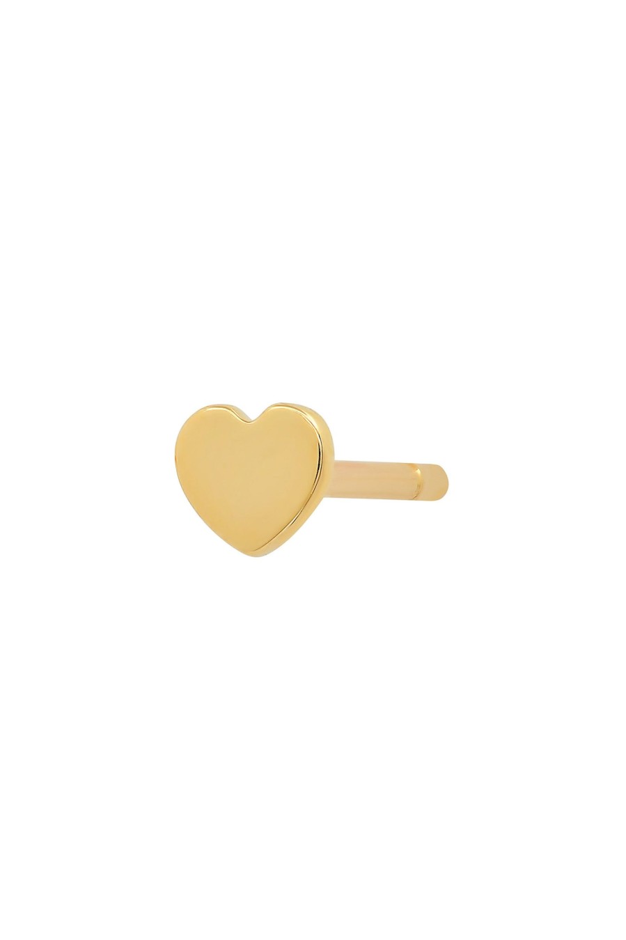 BYCHARI Earrings | Mini Heart Earring 14K Yellow