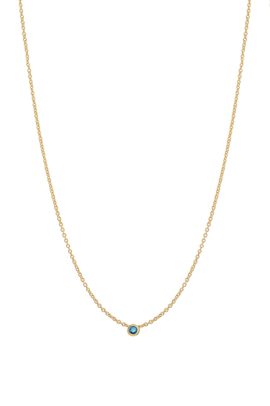 BYCHARI Necklaces | Birthstone Solitaire