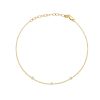 BYCHARI Anklets | 3 Diamond Anklet