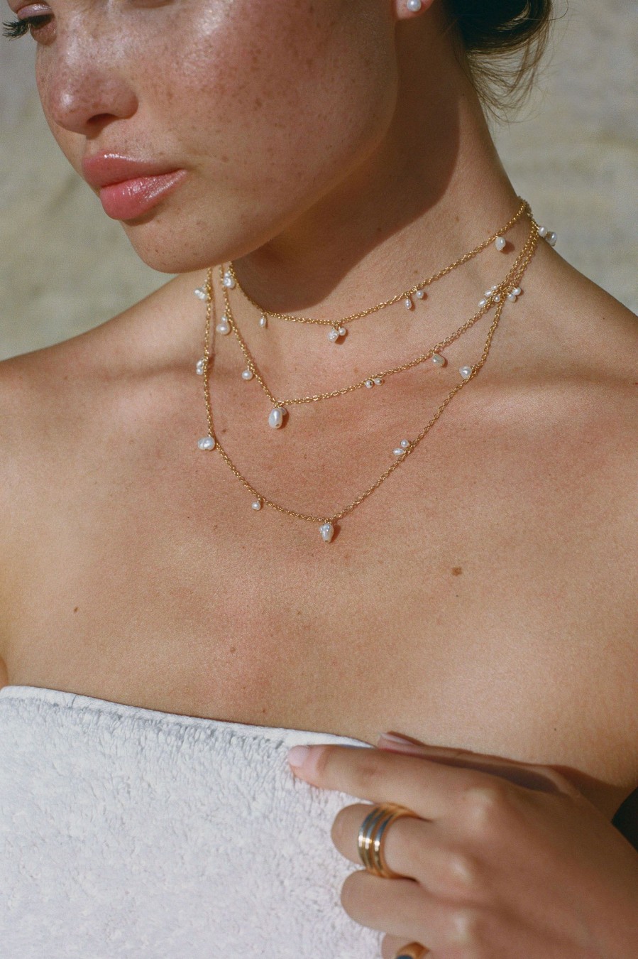 BYCHARI Necklaces | Coco Necklace Gold-Filled