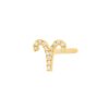 BYCHARI Earrings | Mini Diamond Aries Earring 14K Yellow