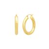 BYCHARI Earrings | Small Jenah Hoops 14K Yellow