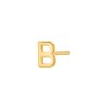 BYCHARI Earrings | Small Initial Earring