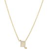 BYCHARI Necklaces | Diamond Scorpio Necklace