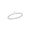 BYCHARI Rings | Fine Initial Ring 14K White