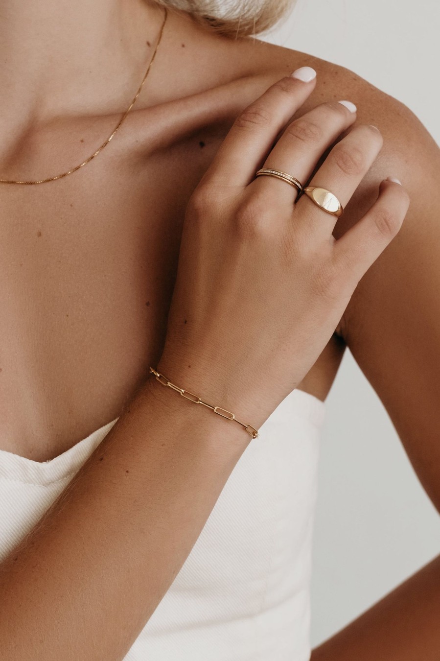 BYCHARI Bracelets | Capri Bracelet 14K Yellow