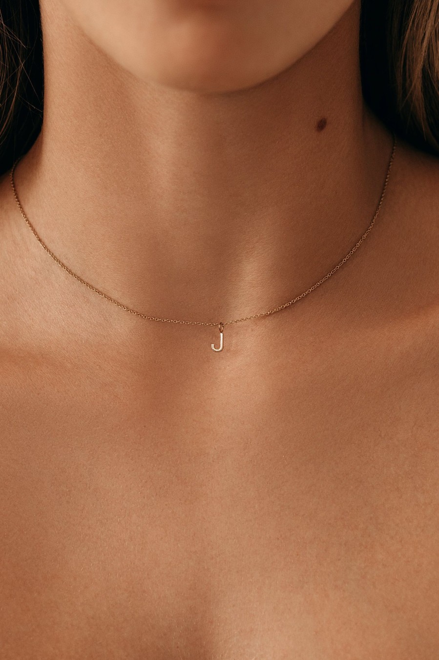 BYCHARI Necklaces | Essential Initial Necklace