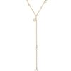 BYCHARI Necklaces | Coco Lariat Gold-Filled