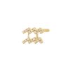 BYCHARI Earrings | Mini Diamond Aquarius Earring 14K Yellow