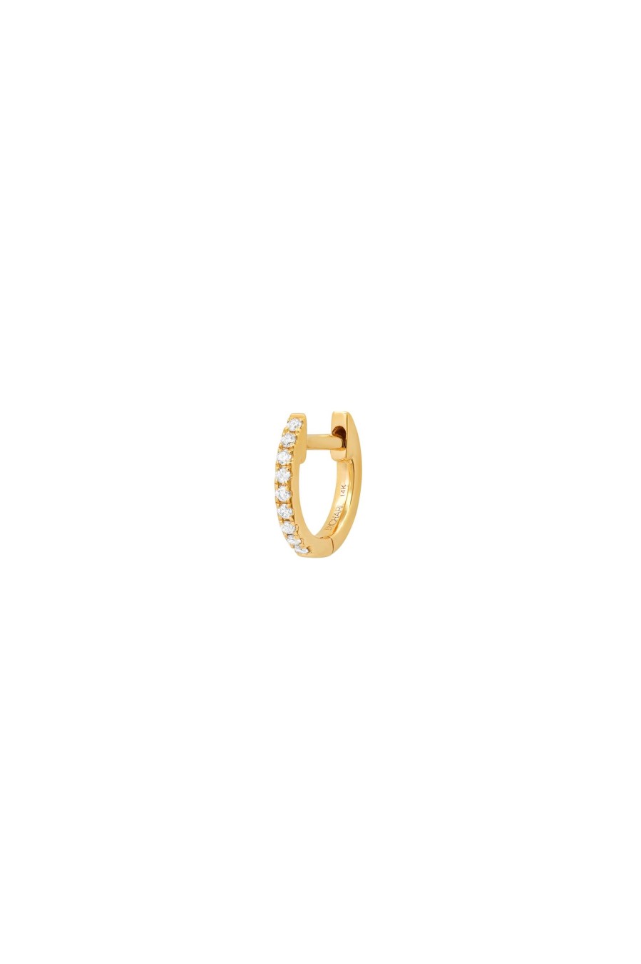 BYCHARI Earrings | Mini Diamond Huggie