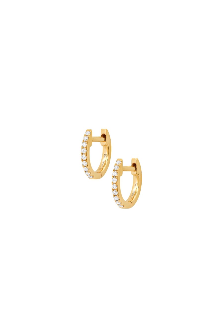 BYCHARI Earrings | Mini Diamond Huggie