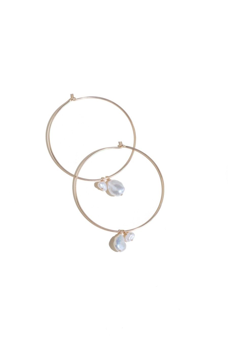 BYCHARI Earrings | Coco Hoops Gold-Filled