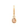 BYCHARI Earrings | Rose Cut Champagne Diamond Huggie No. 2376